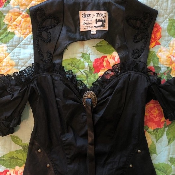 Vintage Lip Service victorian dress medieval goth - Picture 4 of 4